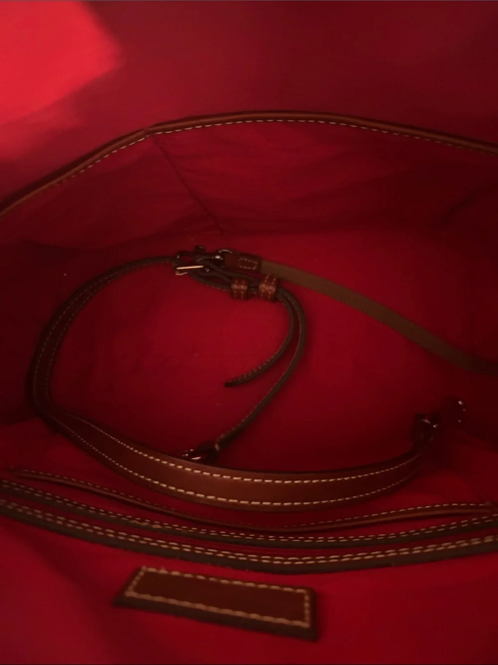 Dooney & Bourke structured pebbled